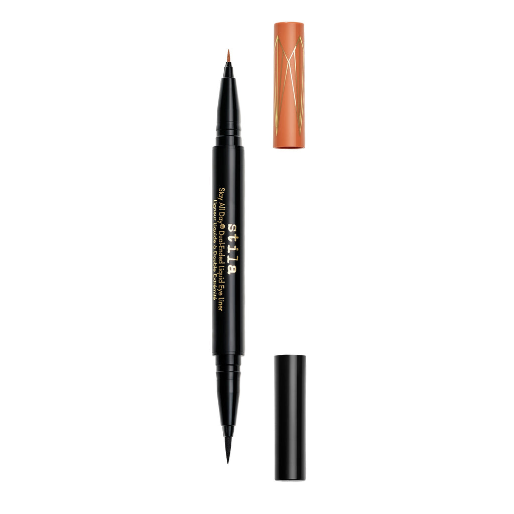 Stay All Day® Dual-Ended Waterproof Liquid Eye Liner: Shimmer Micro Tip - Mai Tai/Intense Black