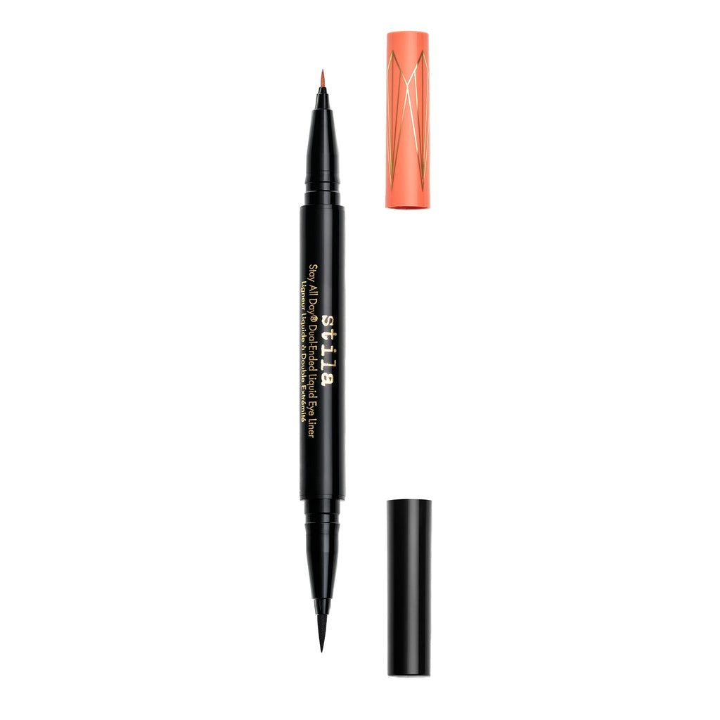 Stay All Day® Dual-Ended Waterproof Liquid Eye Liner: Shimmer Micro Tip - Tequila Sunrise/Intense Black